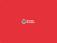 Tablet Screenshot of escuelaschivas.mx